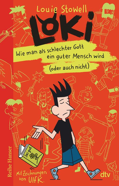 Cover des Buches Loki – Wie man als schlechter Gott ein guter Mensch wird (oder auch nicht) von Louie Stowell